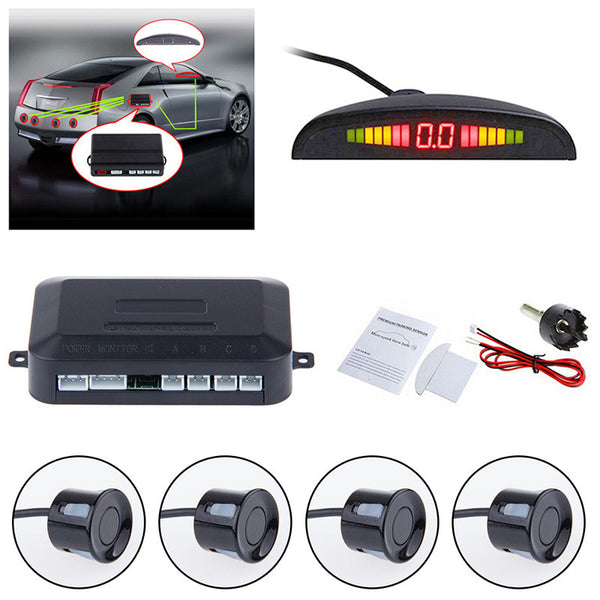 Universal LED Car Parking Sensor With 4 Sensor 12V Car Sensor Reverse Assistance Backup Radar Monitor System for Car Accessories