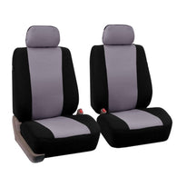 2pcs Stylish Four Seasons Universal Car Single Seat Styling Car Protector Seat Car Front Seat Support Case for Car (Gray)