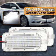 2PCS LED Car Number License Plate Light Bulbs For Ford Fiesta Focus Kuga C-MAX Mondeo