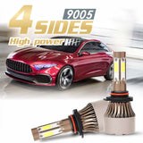 2019 2pcs LED Car Headlight Bulb 6500K Lamp LED DRL Car Lights LED Headlight