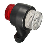 12V 24V Car 8 LED Red White Double Side Marker Lights Indicator Lamp For Trailer Truck Lorry